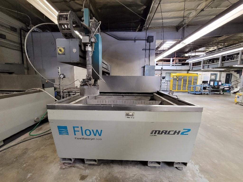 2014 Flow Mach 2 1313B Waterjet Cutting System (3851)